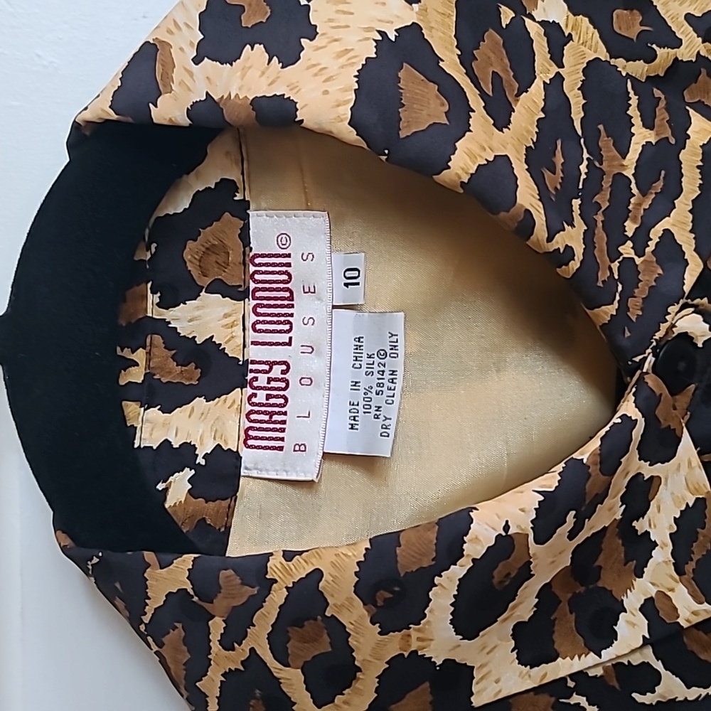 100% long sleeve silk blouse